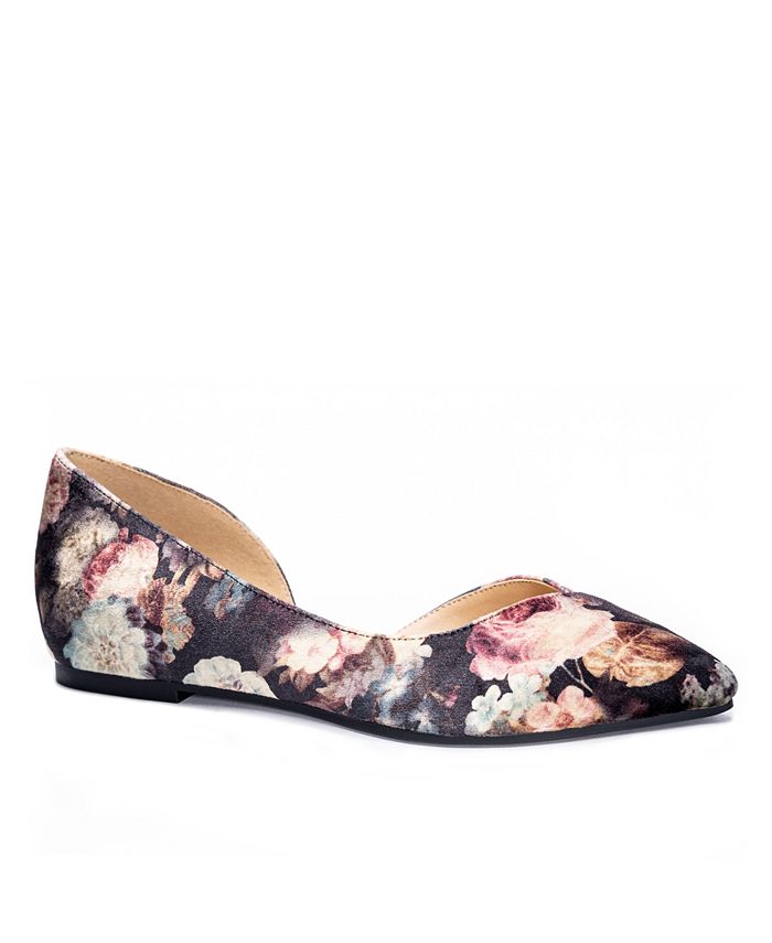 Chinese laundry pointed toe flats top