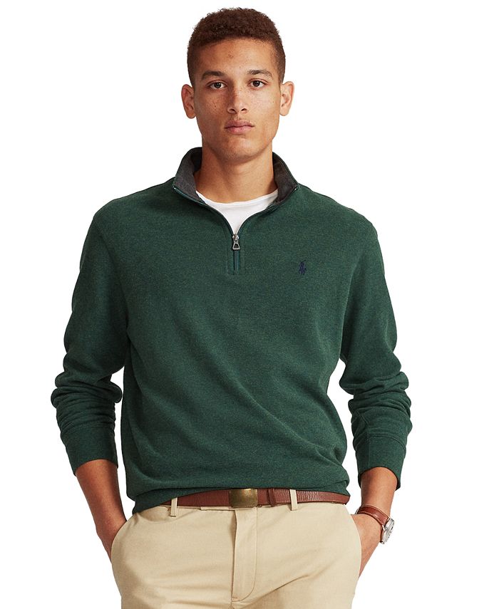 Polo Ralph Lauren Men s Jersey Quarter Zip Pullover Macy s