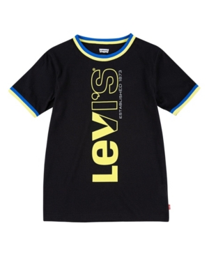 image of Levi-s Logo Big Boys Ringer T-shirt