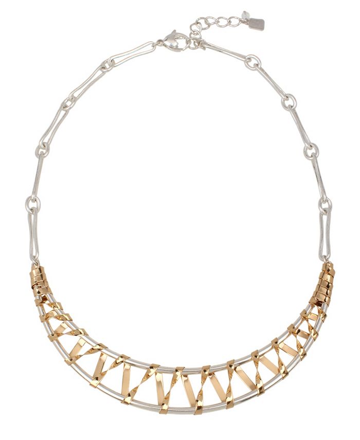Robert Lee Morris Soho Sculptural Wrapped Frontal Necklace Macy's