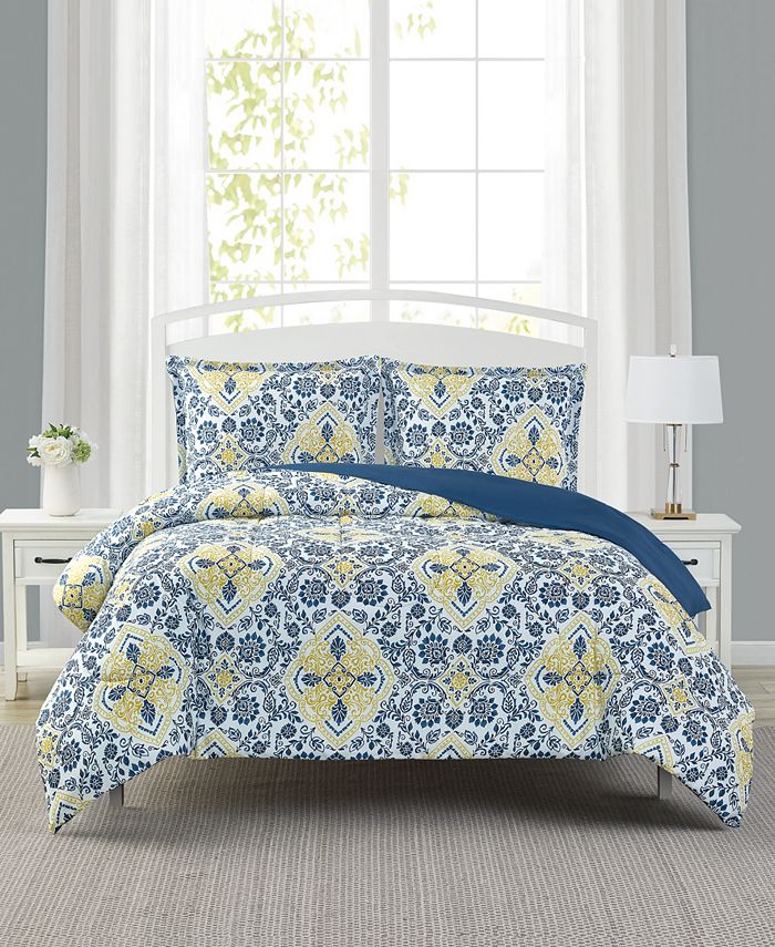 Mytex Deena 2Pc. Reversible Twin Comforter Set, Created for Macy's
