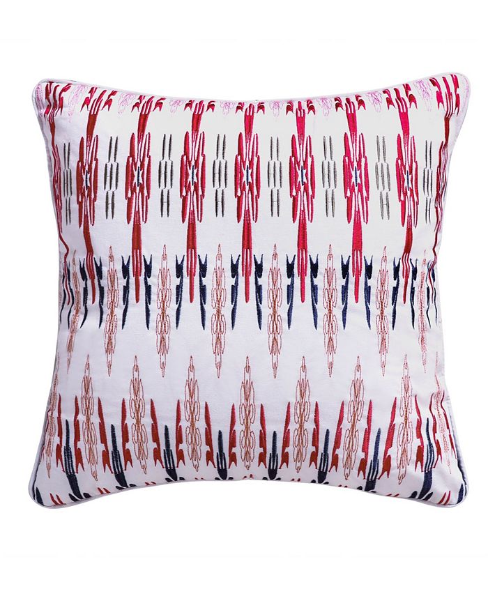 Levtex Home Andrea Ikat Decorative Pillow, 20" x 20" Macy's