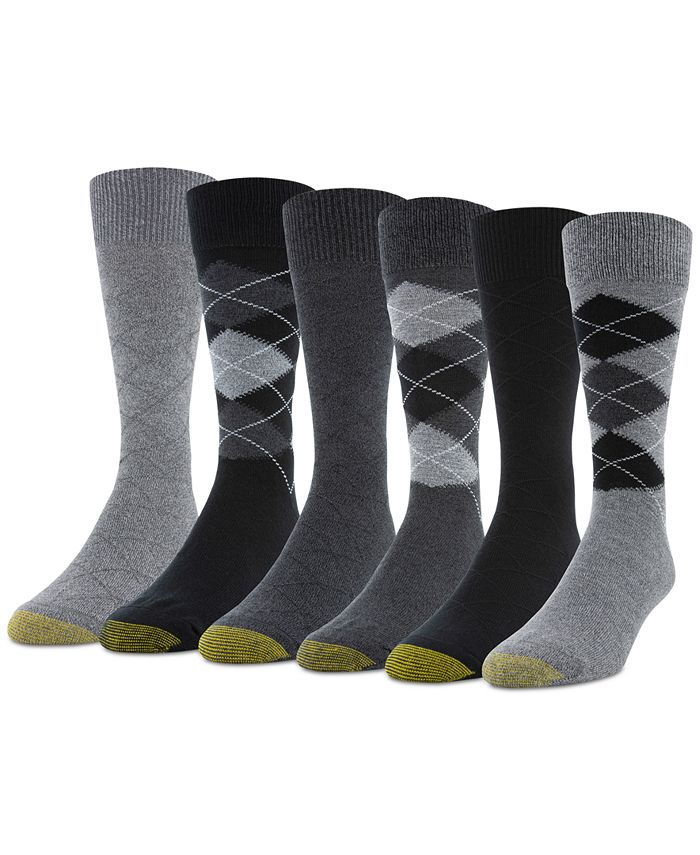 Gold Toe Men's 6-Pack Campbell Argyle Socks & Reviews - Underwear ...