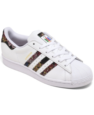image of adidas Women-s Originals Superstar Snake Casual Sneakers from Finish Line