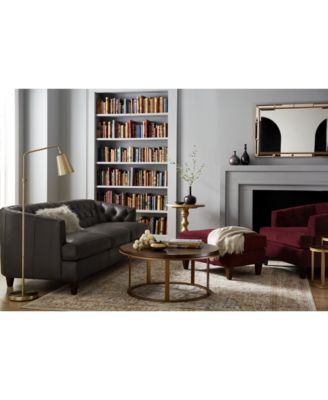 Macy's Austian Seating Collection Created For Macys In Chocolate