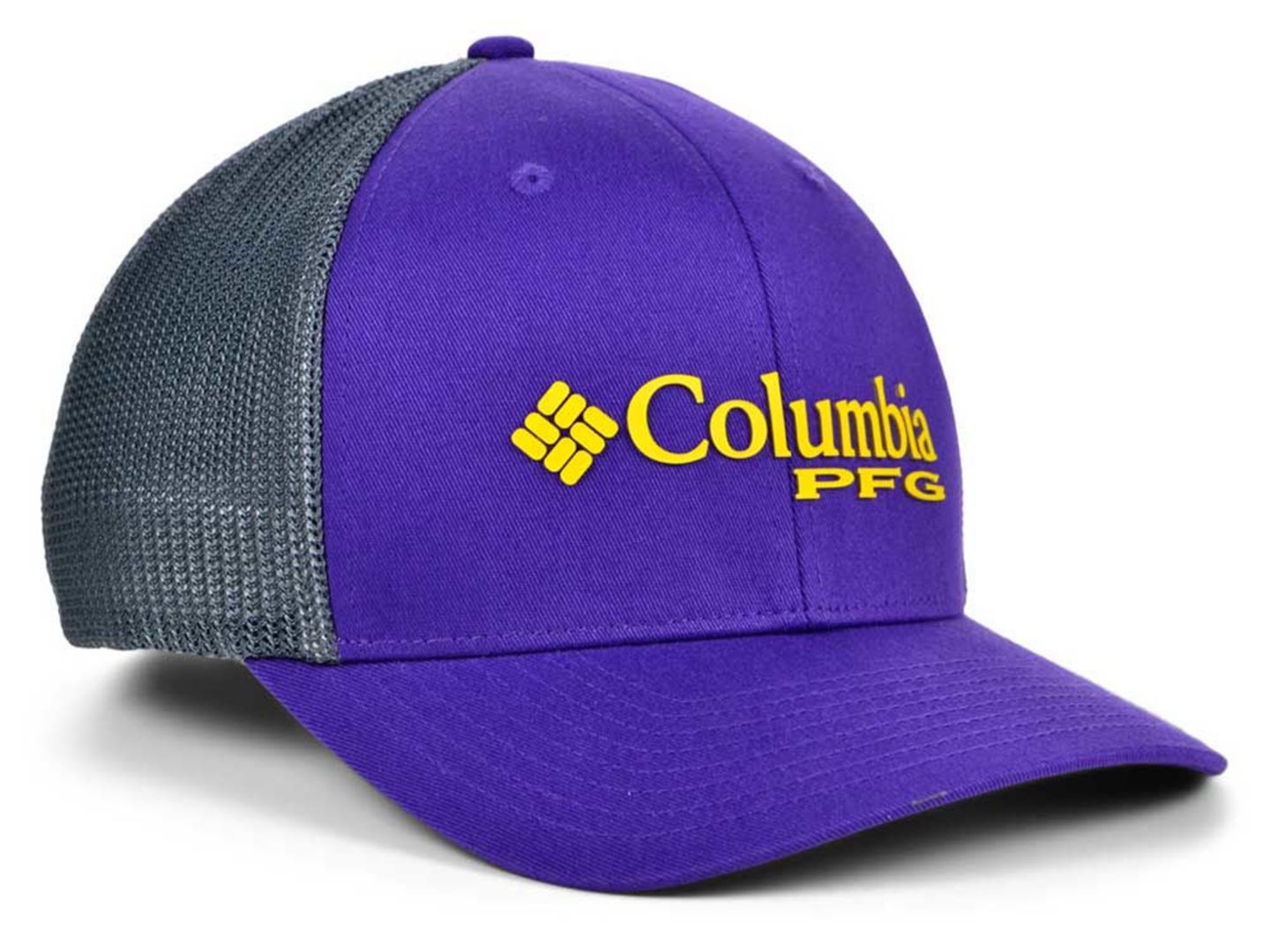 Мужская кепка Columbia LSU Tigers PFG Trucker — фото 2