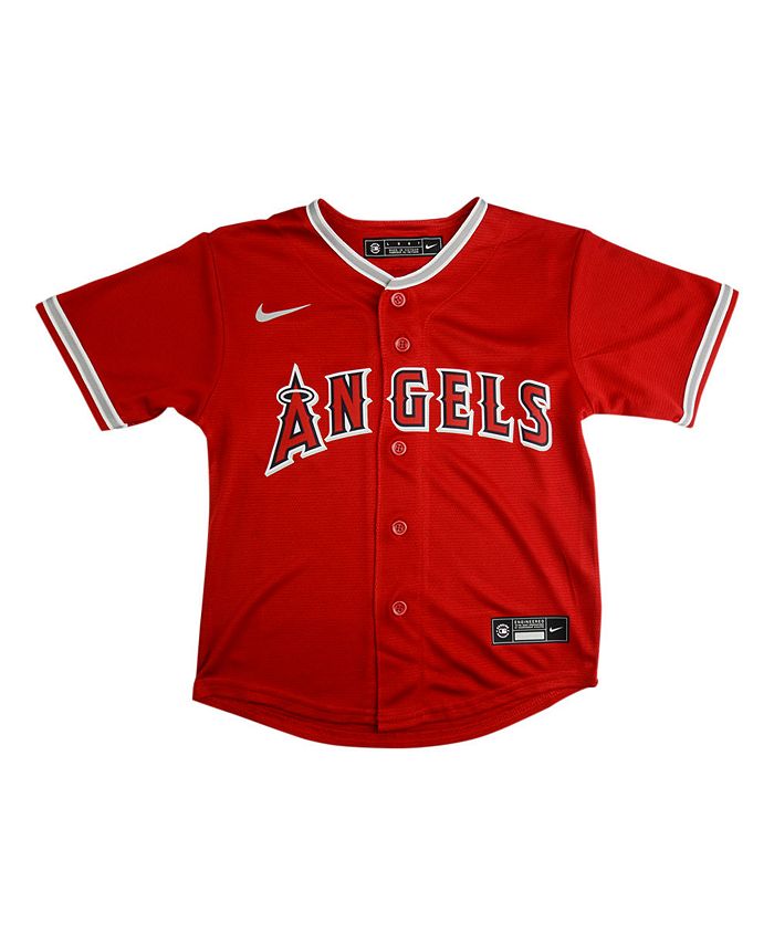 Nike Big Boys and Girls Los Angeles Angels Official Blank Jersey