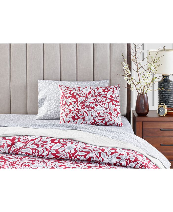 Charter Club Supima Cotton 550Thread Count 4Pc. FloralPrint Extra