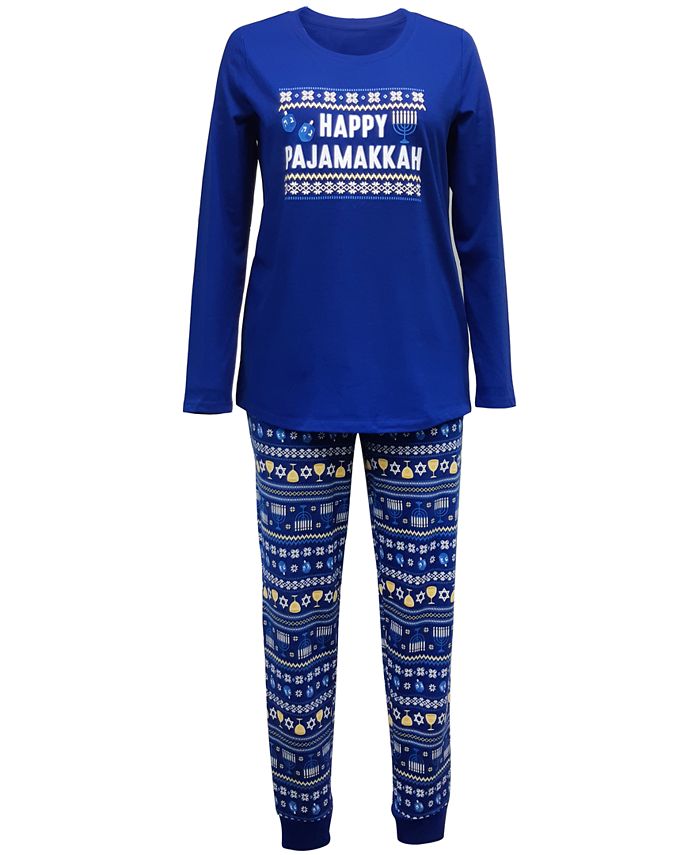 MJC International Family Matching Hanukkah Fleece Pajama Sets Sizes for All Ages!