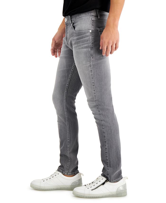 I.N.C. International Concepts Men's Grey Skinny Jeans, Created for Macy ...