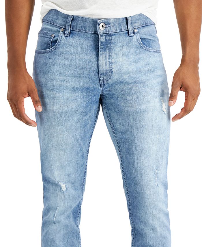 light wash skinny jeans mens