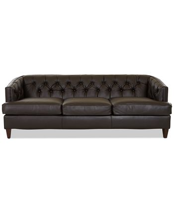 Macy's - Austian 88" Leather Sofa