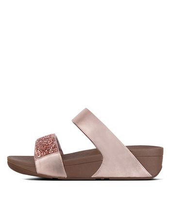 FitFlop Women s Sparklie Crystal Slide Sandal Macy s