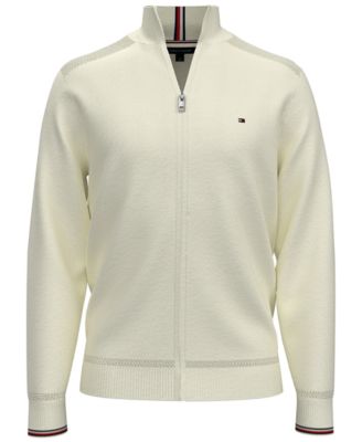 tommy hilfiger men's full zip sweater