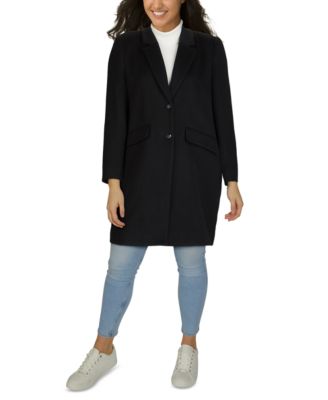 Jones New York - Plus Size Reefer Coat