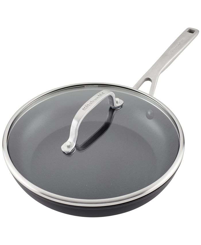 KitchenAid HardAnodized Aluminum Nonstick 10" Fry Pan with Lid