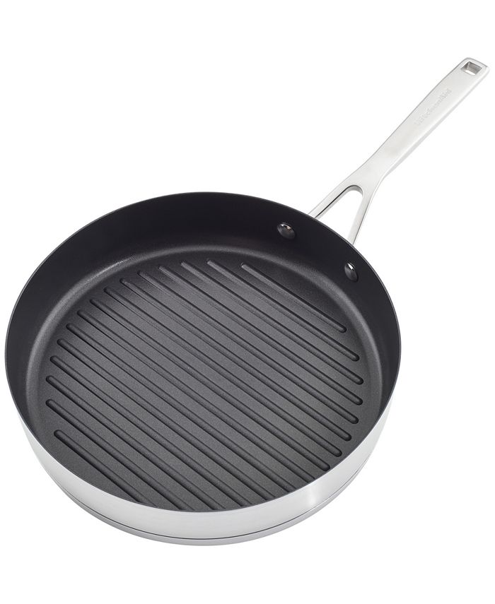 KitchenAid 3Ply Base Stainless Steel Nonstick Induction Stovetop Grill