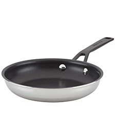 Polished Stainless Steel Nonstick 8.25" Fry Pan