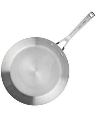 3-Ply Base Stainless Steel 11 Piece Cookware Induction Pots and Pans Set