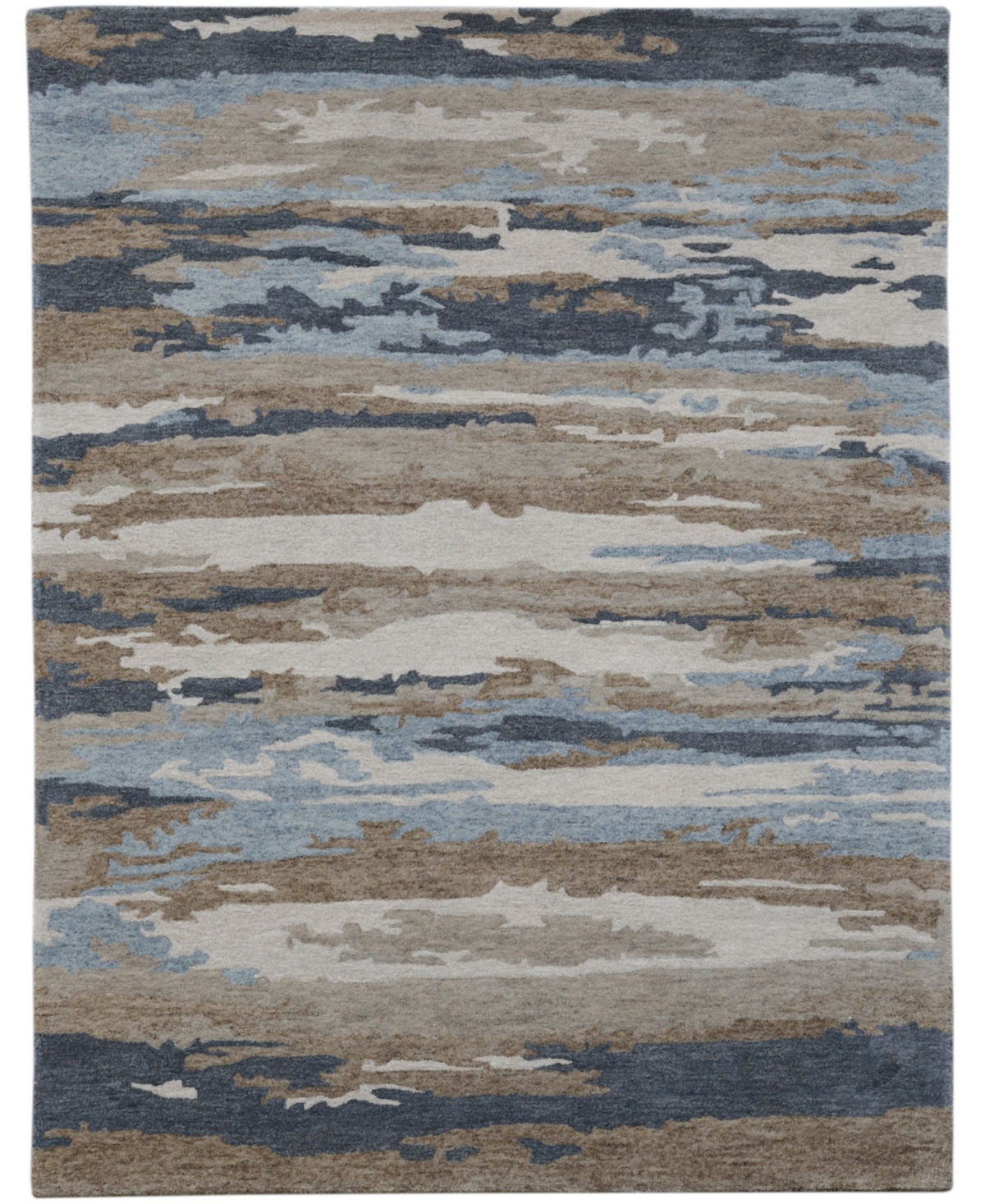 Amer Rugs Abstract Abs-5 Aquamarine 8' x 10' Area Rug - Aquamarine
