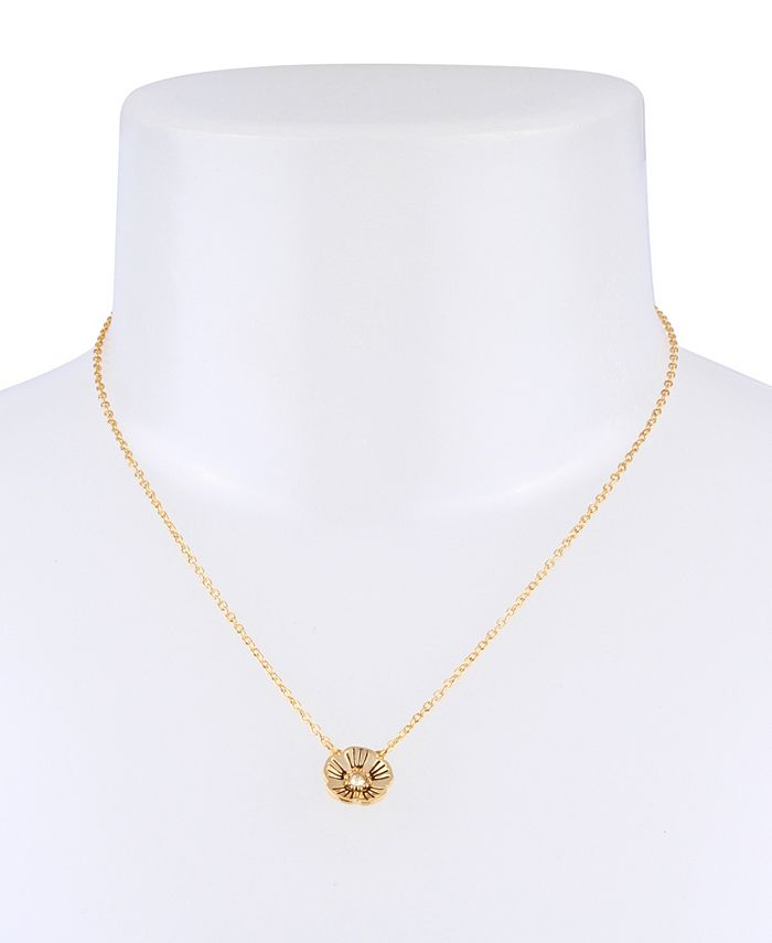 COACH - Tea Rose Swarovski&reg; Crystals Pendant Necklace