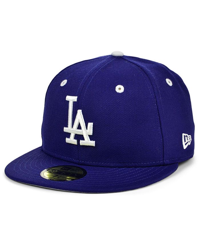 New Era Los Angeles Dodgers 100th Patch 59FIFTY Cap - Macy's