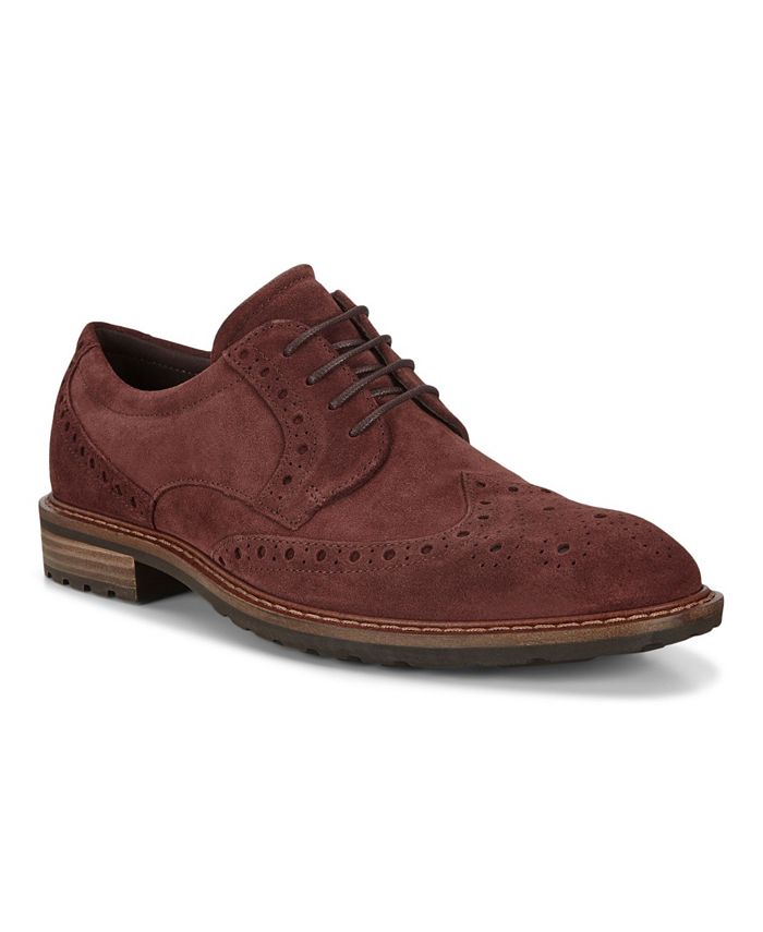 Ecco vitrus i wingtip tie sale