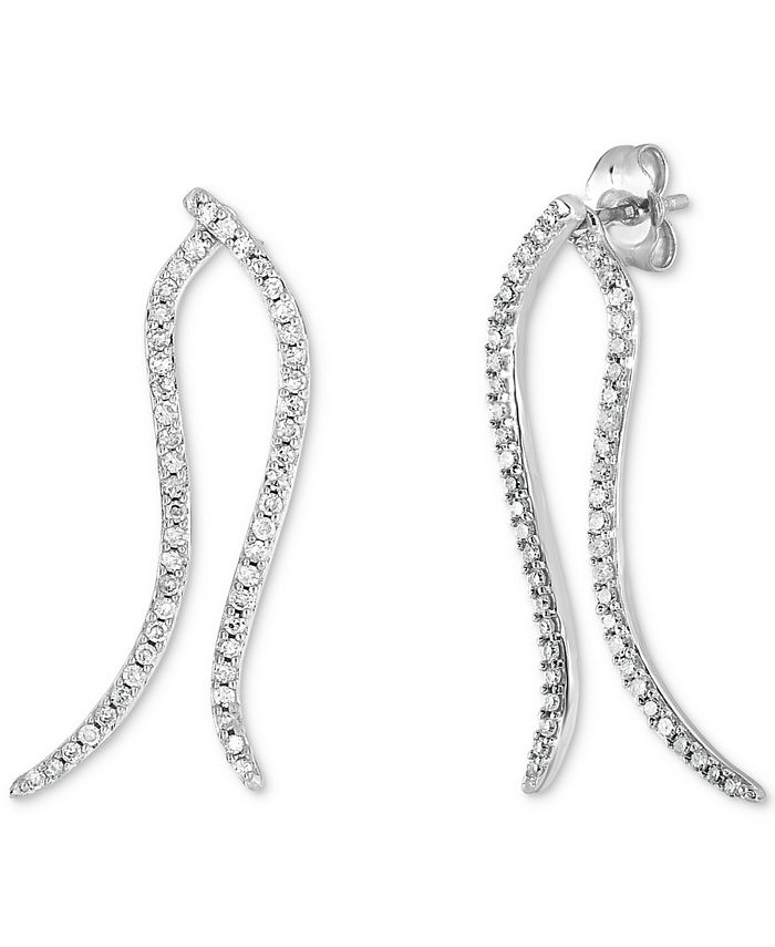 Macys diamond drop earrings clearance