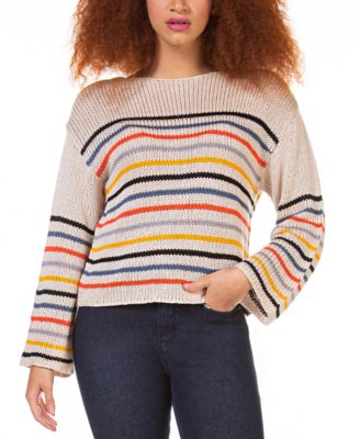 Black Tape - Petite Textured Striped Sweater