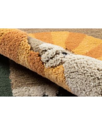 Atticus ATC-1 Green 4' x 6' Area Rug