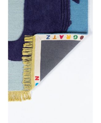 Atticus ATC-2 Blue 5' x 7' Area Rug