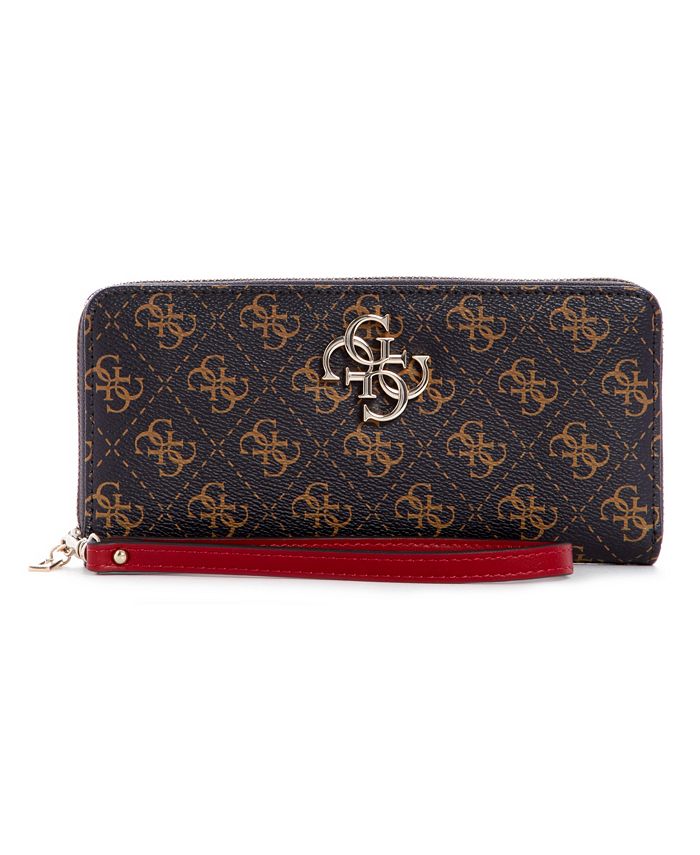 GUESS Noelle Large Zip Around Wallet Wristlet Macy's