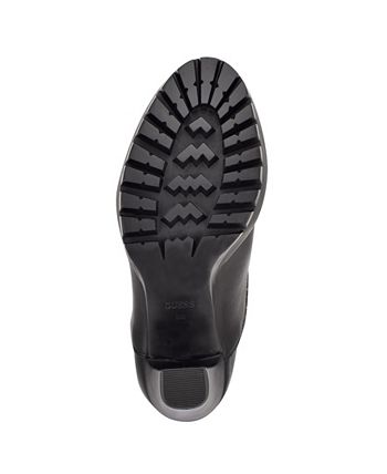 GUESS Women's Tessey High Heel Combat Booties - Macy's