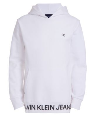 calvin klein hoodie black and white