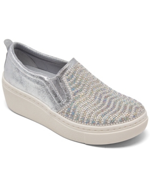 image of Skechers Women-s Goldie Hi - Diamond Waves Slip-On Platform Casual Sneakers from Finish Line