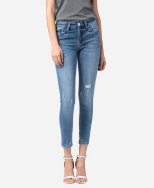 image of Flying Monkey Women-s Mid Rise Skinny Crop Jeans