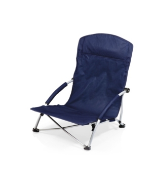 Oniva "beach Vibes Only" Tranquility Portable Beach Chair In Navy