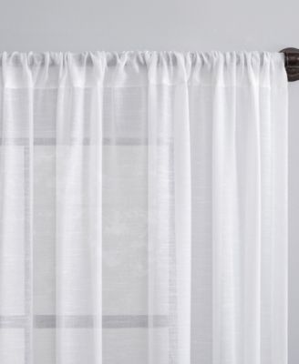 Slub Textured Linen Blend Curtain