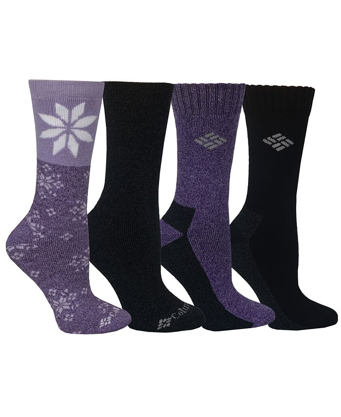 Columbia 4Pk. MoistureControl Crew Socks Macy's