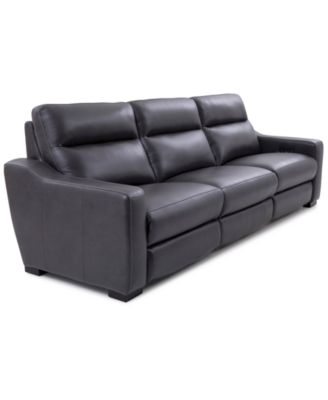 Gabrine 3-Pc. Leather Sofa with 2 Power Recliners, Created for Macy's