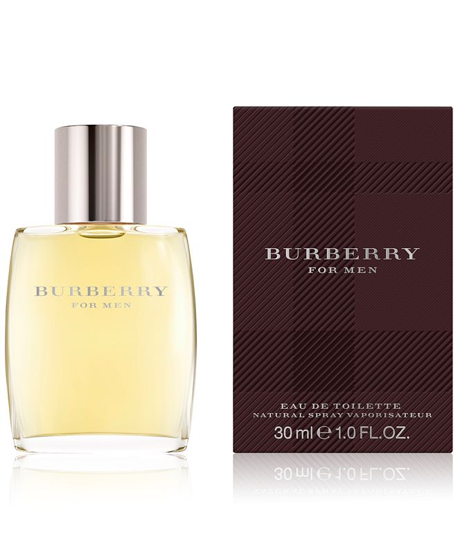 Burberry Men's Classic Eau de Toilette Spray, 1-oz. & Reviews - All ...