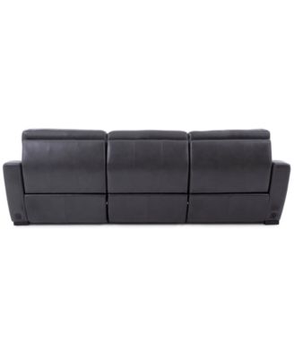 Gabrine 3-Pc. Leather Sofa with 2 Power Recliners, Created for Macy's