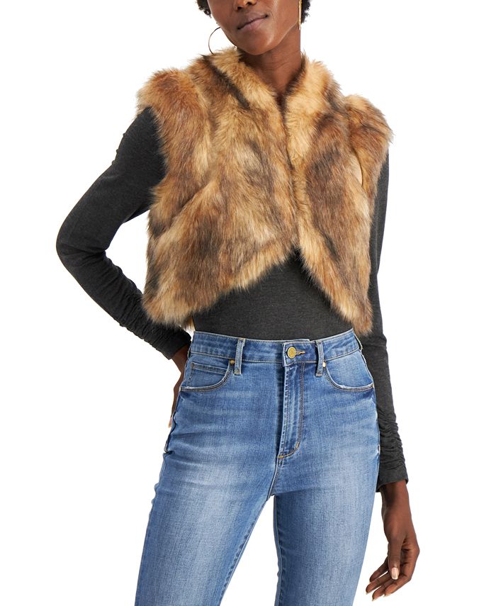 INC International Concepts INC FauxFur Shrug, Created for Macy's Macy's