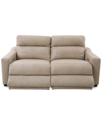 Gabrine 2-Pc. Leather Sofa with 2 Power Recliners, Created for Macy's