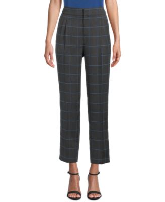 plaid dress pants womens