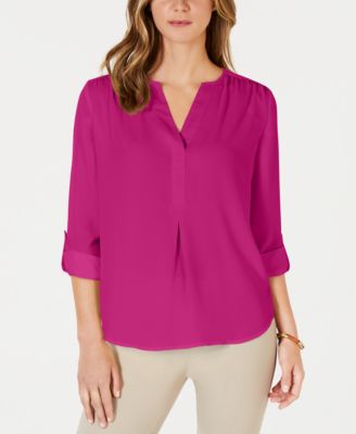 macys womens charter club blouses