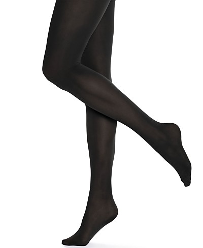NWT Hue Super Opaque Tights w/ Control Top 1 Pair Size 1 Graphite Heather #831K 