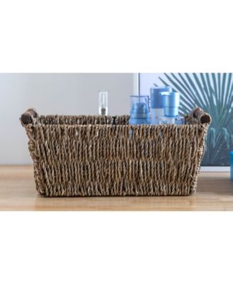 Wickerwise Seagrass Counter-Top Basket