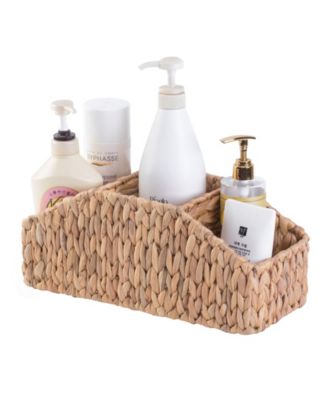 Natural Water Hyacinth Storage Organizer Caddy