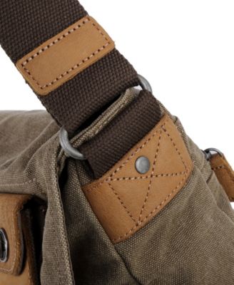 Valley River Canvas Messenger Bag